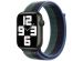Apple Sport Loop Armband für Apple Watch Series 1-9 / SE / Ultra (2) - 42/44/45/49 mm - Midnight/Eucalyptus