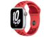 Apple Nike Sport Band für das Apple Watch Series 1-9 / SE - 38/40/41 mm - Bright Crimson / Gym Red