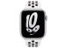 Apple Nike Sport Band für das Apple Watch Series 1-9 / SE / Ultra (2) - 42/44/45/49 mm - White / Black