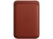 Apple Leather Wallet MagSafe (Apple Wallet 2nd generation) - Mit integrierter AirTag-Funktion - Umber