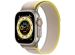 Apple Trail Loop Band für das Apple Watch Series 1-9 / SE / Ultra (2) - 42/44/45/49 mm - Größe S/M - Gelb / Beige