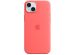 Apple Silikon-Case MagSafe für das iPhone 15 Plus - Guava