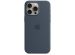 Apple Silikon-Case MagSafe für das iPhone 15 Pro Max - Storm Blue