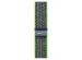 Apple Nike Sport Loop Armband für Apple Watch Series 1-9 / SE / Ultra (2) - 42/44/45/49 mm - Bright Green/Blue