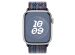 Apple Nike Sport Loop Band für die Apple Watch Series 1-9 / SE / Ultra (2) - 42/44/45/49 mm - Game Royal/Orange
