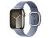 Apple Modern Buckle FineWoven für die Apple Watch Series 1-9 / SE - 38/40/41 mm - Größe S - Lavender Blue
