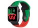 Apple Sport Band für die Apple Watch Series 1-9 / SE - 38/40/41 mm - Größe S/M - Black Unity
