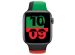 Apple Sport Band für die Apple Watch Series 1-9 / SE / Ultra (2) - 42/44/45/49 mm - Größe S/M - Black Unity