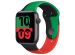Apple Sport Band für die Apple Watch Series 1-9 / SE / Ultra (2) - 42/44/45/49 mm - Größe M/L - Black Unity