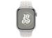 Apple Nike Sport Band für die Apple Watch Series 1-9 / SE - 38/40/41 mm - Größe S/M - Pure Platinum