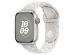 Apple Nike Sport Band für das Apple Watch Series 1-9 / SE - 38/40/41 mm - Größe M/L - Pure Platinum