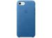 Apple Leder-Case Blau für das iPhone SE (2022 / 2020) / 8 / 7