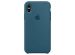 Apple Silikon-Case Blau für das iPhone X