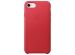 Apple Leder-Case Rot für das iPhone SE (2022 / 2020) / 8 / 7