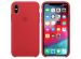 Apple Silikon-Case Rot für das iPhone Xs / X
