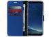Accezz Blaues Wallet TPU Klapphülle für das Samsung Galaxy S8 Plus