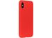 Accezz Liquid Silikoncase Rot für das iPhone Xs / X