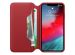 Apple Leather Folio Klapphülle Rot für das iPhone Xs Max