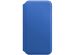 Apple Leather Folio Klapphülle Electric Blue für das iPhone X / Xs