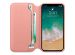 Apple Leather Folio Klapphülle Pink für das iPhone X / Xs