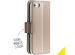 Accezz Goldfarbenes Wallet TPU Klapphülle für das iPhone 5 / 5s / SE
