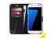 Accezz Wallet TPU Klapphülle für das Samsung Galaxy S7 - Schwarz