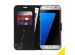 Accezz Wallet TPU Klapphülle für das Samsung Galaxy S7 Edge - Schwarz