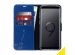 Accezz Blaues Wallet TPU Klapphülle für das Samsung Galaxy S9