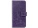Kleeblumen Klapphülle Violett Samsung Galaxy A01