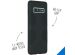 Accezz Impact Grip Backcover Schwarz für das Samsung Galaxy S10