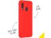 Accezz Liquid Silikoncase Rot für das Samsung Galaxy A40