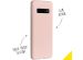Accezz Liquid Silikoncase Rosa für das Samsung Galaxy S10