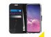 Accezz Wallet TPU Klapphülle Schwarz für das Samsung Galaxy S10e