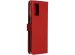 Selencia Echtleder Klapphülle für das Samsung Galaxy S20 Plus - Rot