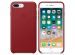 Apple Leder-Case Rot für das iPhone 8 Plus / 7 Plus