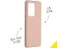 Accezz Liquid Silikoncase Rosa für das Samsung Galaxy S20 Ultra