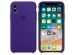Apple Silikon-Case Ultra Violet für das iPhone X