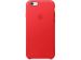Apple Leder-Case Rot für das iPhone 6 / 6s