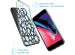 iMoshion Design Hülle iPhone SE (2022 / 2020) / 8 / 7 / 6s - Leopard - Blau
