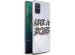 iMoshion Design Hülle Galaxy A71 - Like A Boss - Lila / Schwarz