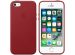 Apple Leder-Case für das iPhone 5/5s/SE - Red