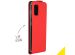 Accezz Flip Case Rot für das Samsung Galaxy A41