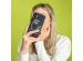 iMoshion Design Hülle Samsung Galaxy A40 - Abstraktes Gesicht - Weiß