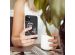 iMoshion Design Hülle Samsung Galaxy A71 - Abstraktes Gesicht - Weiß