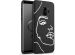 iMoshion Design Hülle Samsung Galaxy S9 - Abstraktes Gesicht - Weiß