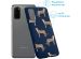 iMoshion Design Hülle Samsung Galaxy S20 - Leopard - Blau