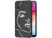 iMoshion Design Hülle Galaxy A50 / A30s - Abstraktes Gesicht - Weiß