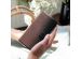 Selencia Echtleder Klapphülle für das Samsung Galaxy A51 - Braun