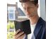 Selencia Echtleder Klapphülle für das Samsung Galaxy A71 - Schwarz
