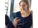Selencia Echtleder Klapphülle Blau für iPhone 8 Plus / 7 Plus